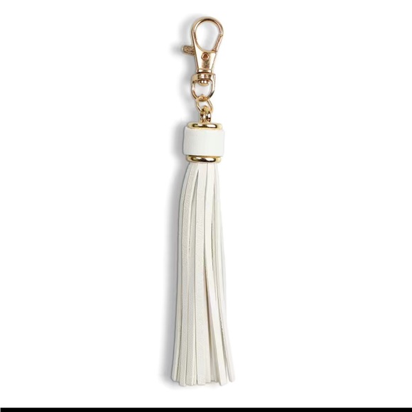 🆕️ Leather Tassel Keychain, 5.5” inch Pendant Charms, Handbag Phone Key - Picture 14 of 15